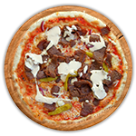 Kebab Sauce Base Pizza With Donner Meat 